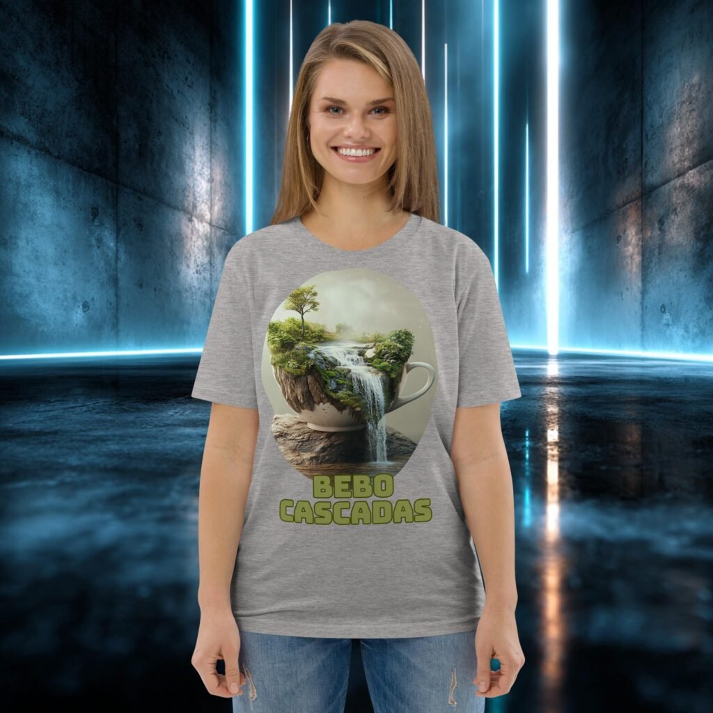 Camiseta orgánica con diseño Bebo Cascadas