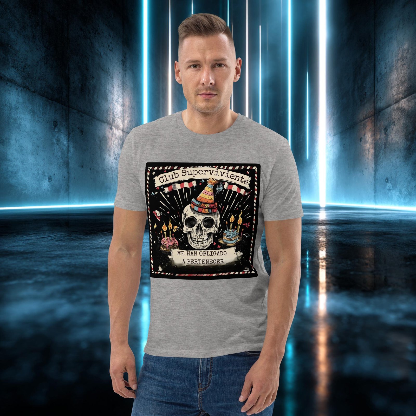 Camiseta orgánica con diseño Club Superviviente — color 2