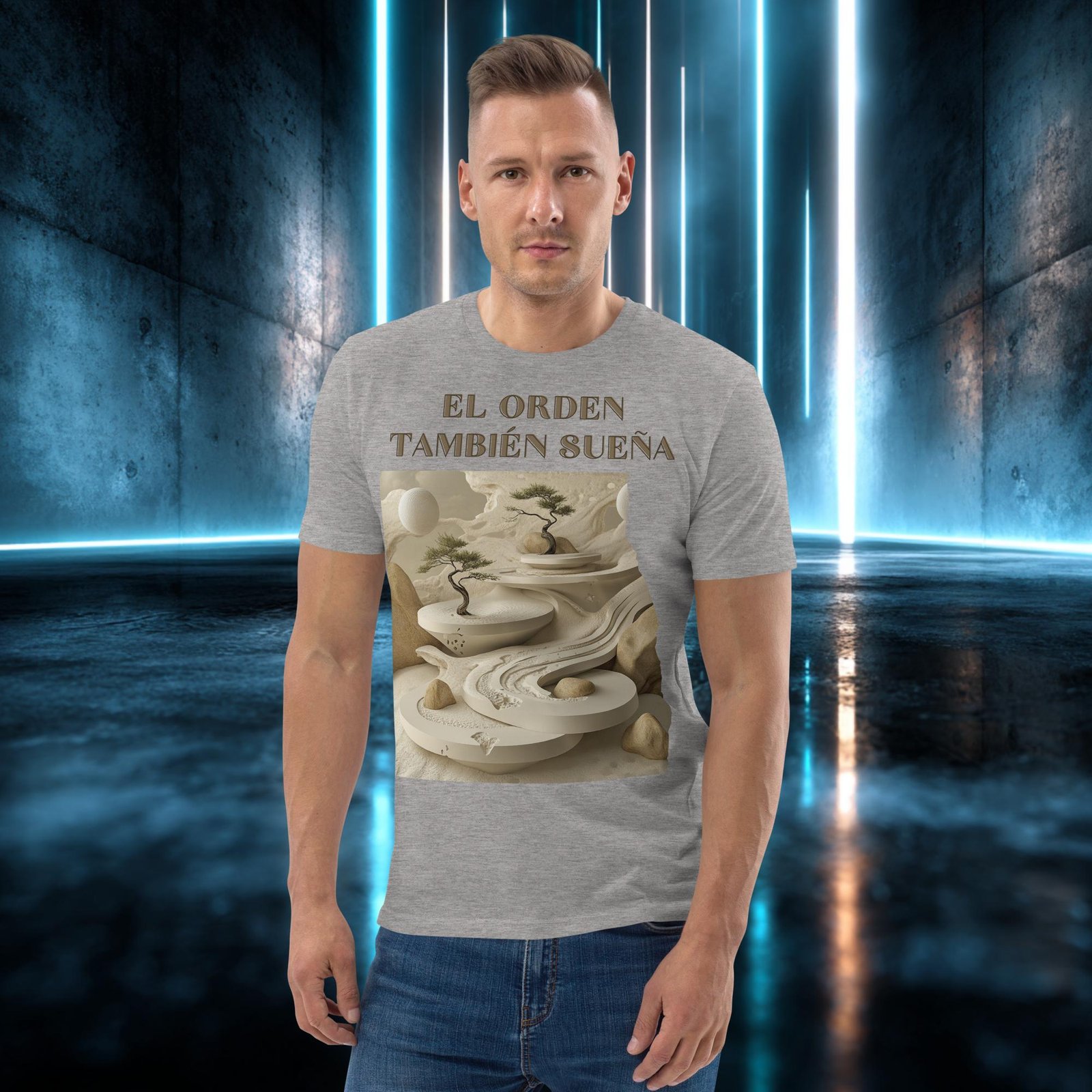 Camiseta orgánica con diseño El Orden También Sueña — color 3