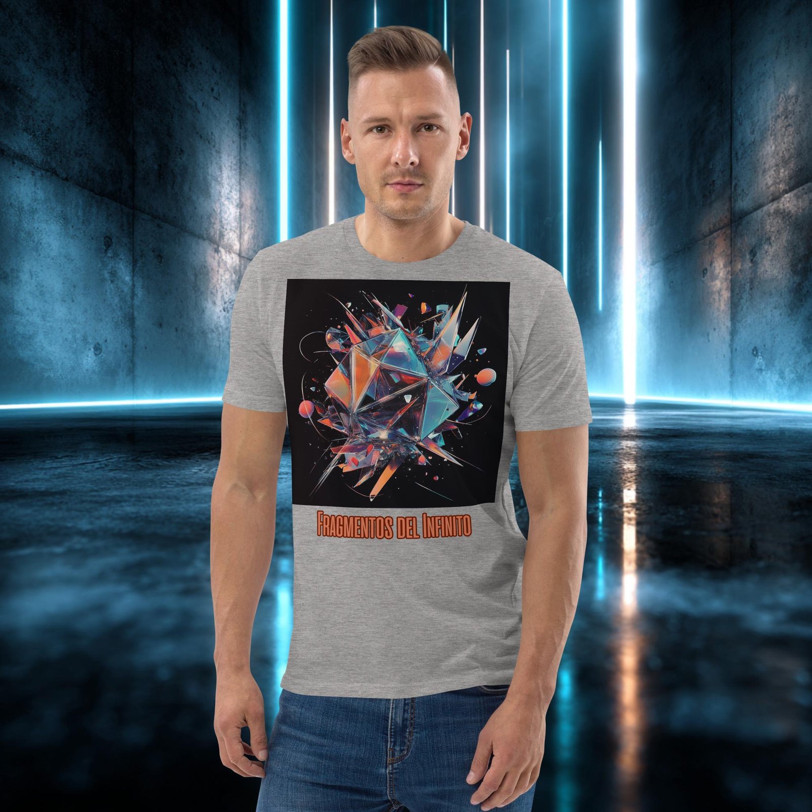 Camiseta orgánica con diseño Fragmentos del Infinito — color 3