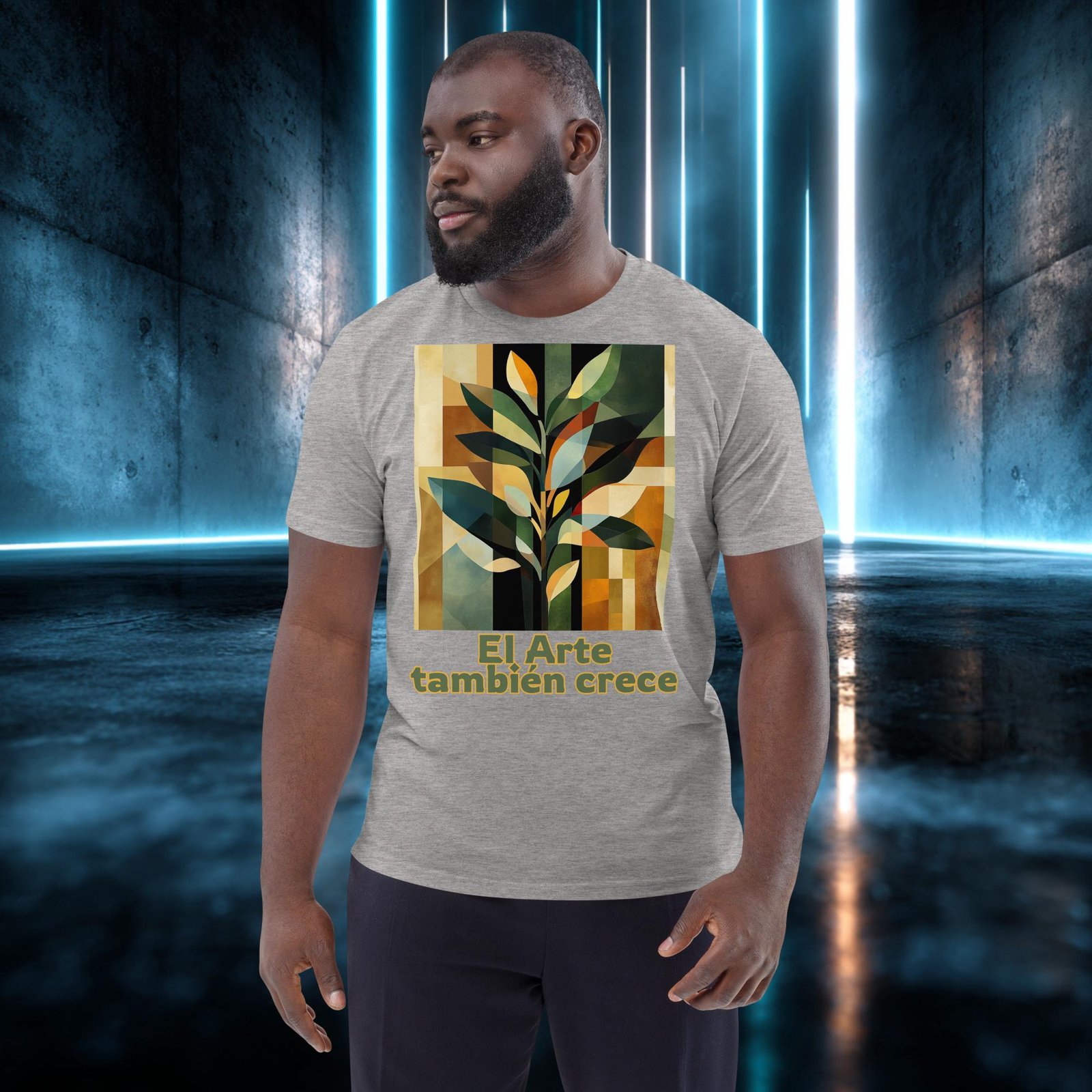 Camiseta orgánica con diseño El Arte También Crece — color 3