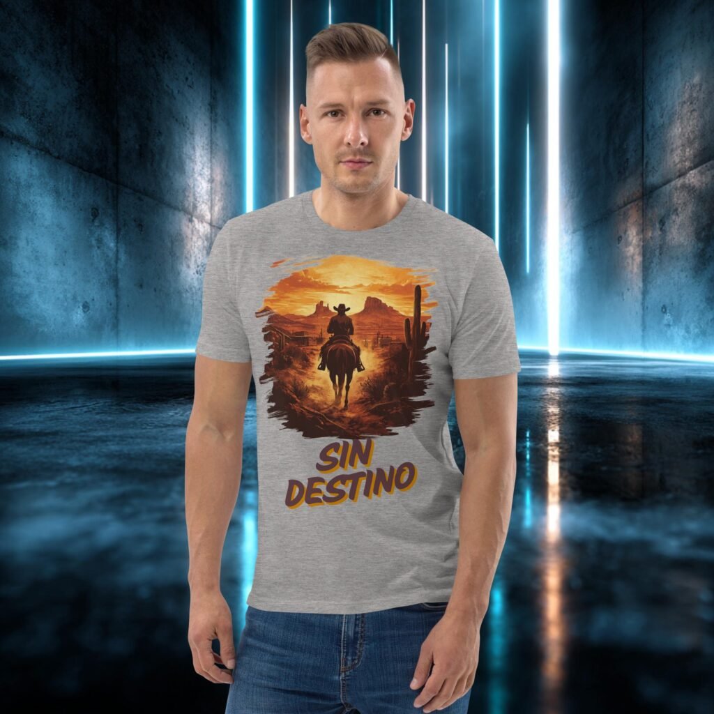 Camiseta orgánica con diseño Sin Destino