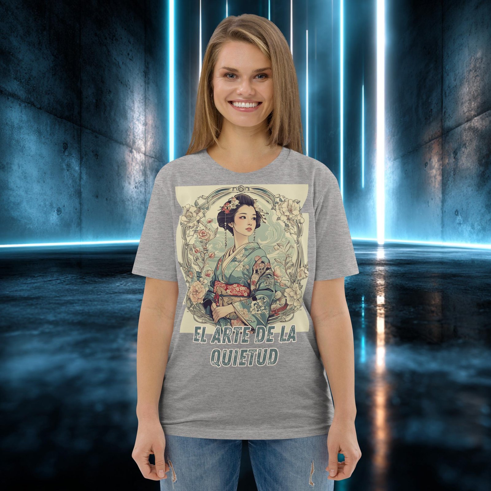 Camiseta orgánica con diseño El Arte de la Quietud — color 3