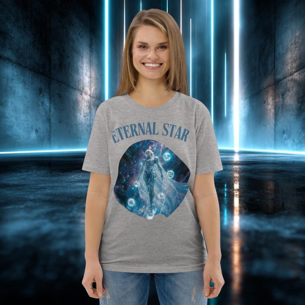 Camiseta orgánica con diseño Estrella Eterna