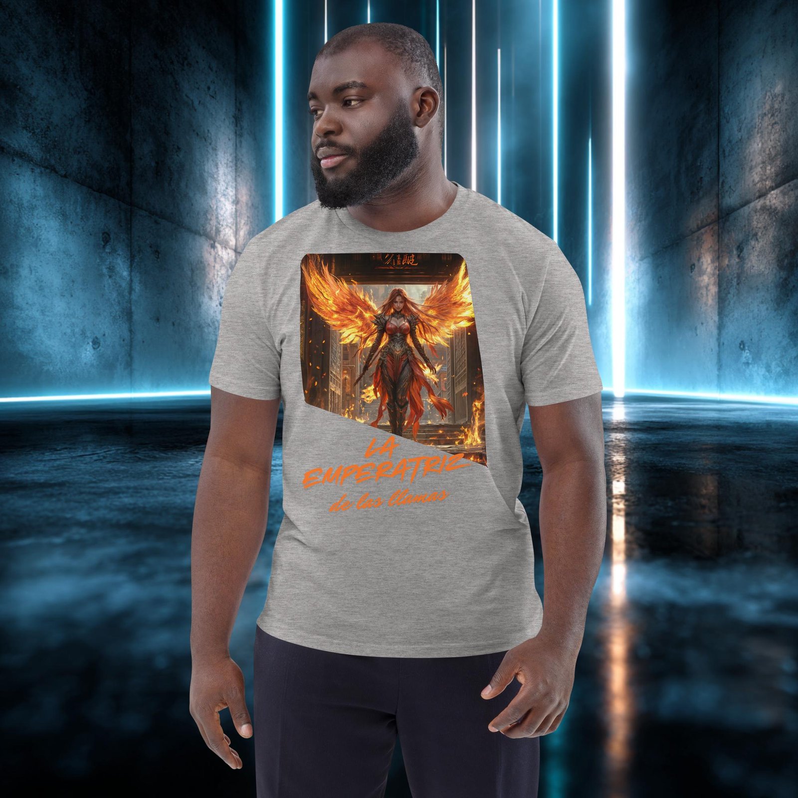 Camiseta orgánica con diseño La Emperatriz de las Llamas — color 2