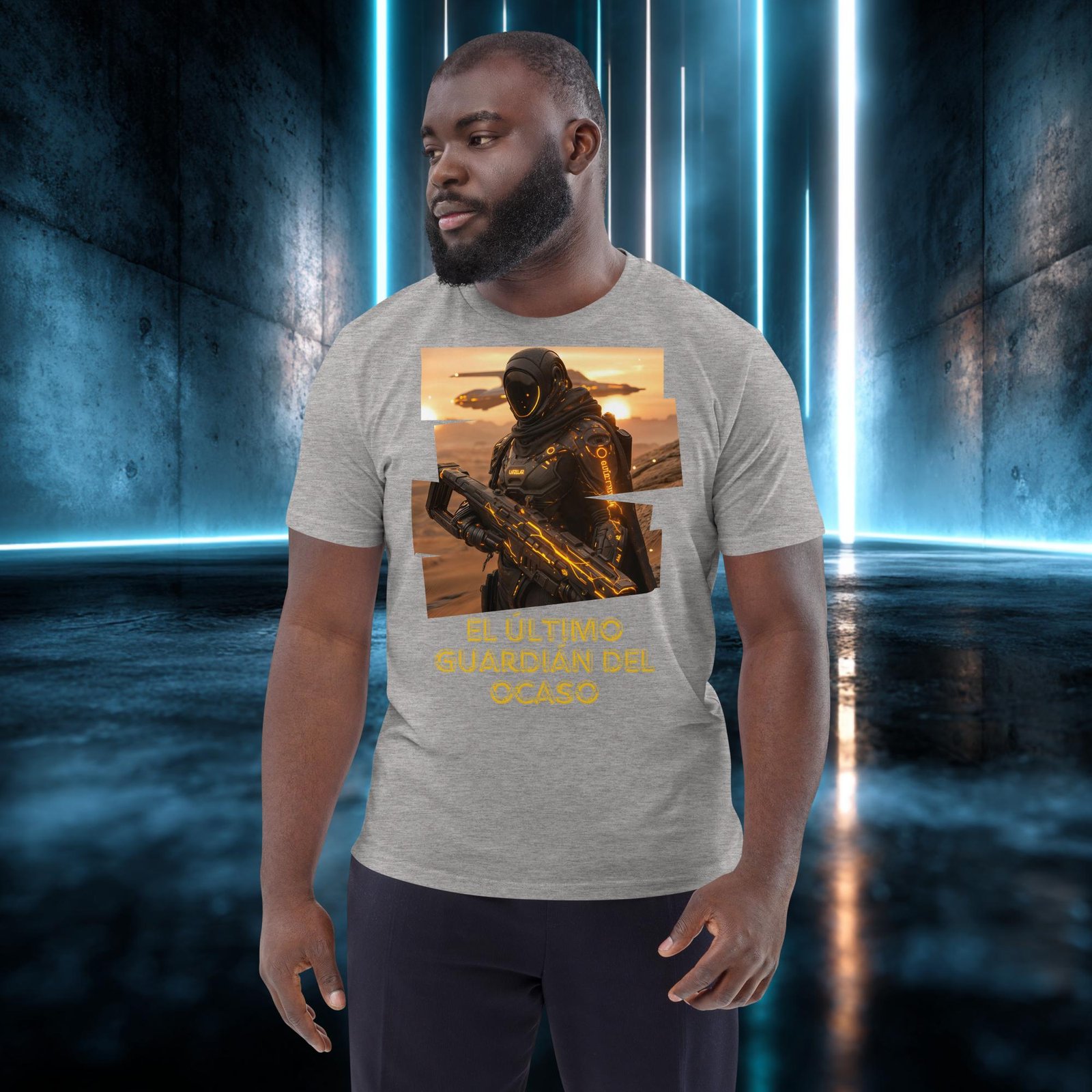 Camiseta orgánica con diseño El Último Guardián del Ocaso — color 2