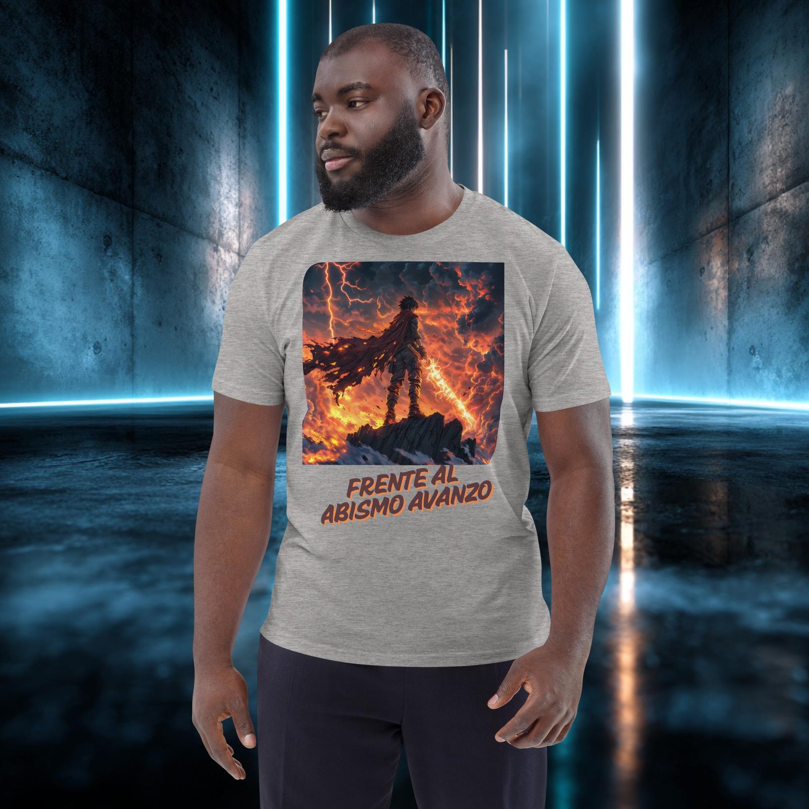 Camiseta orgánica con diseño Frente al Abismo Avanzo — color 3