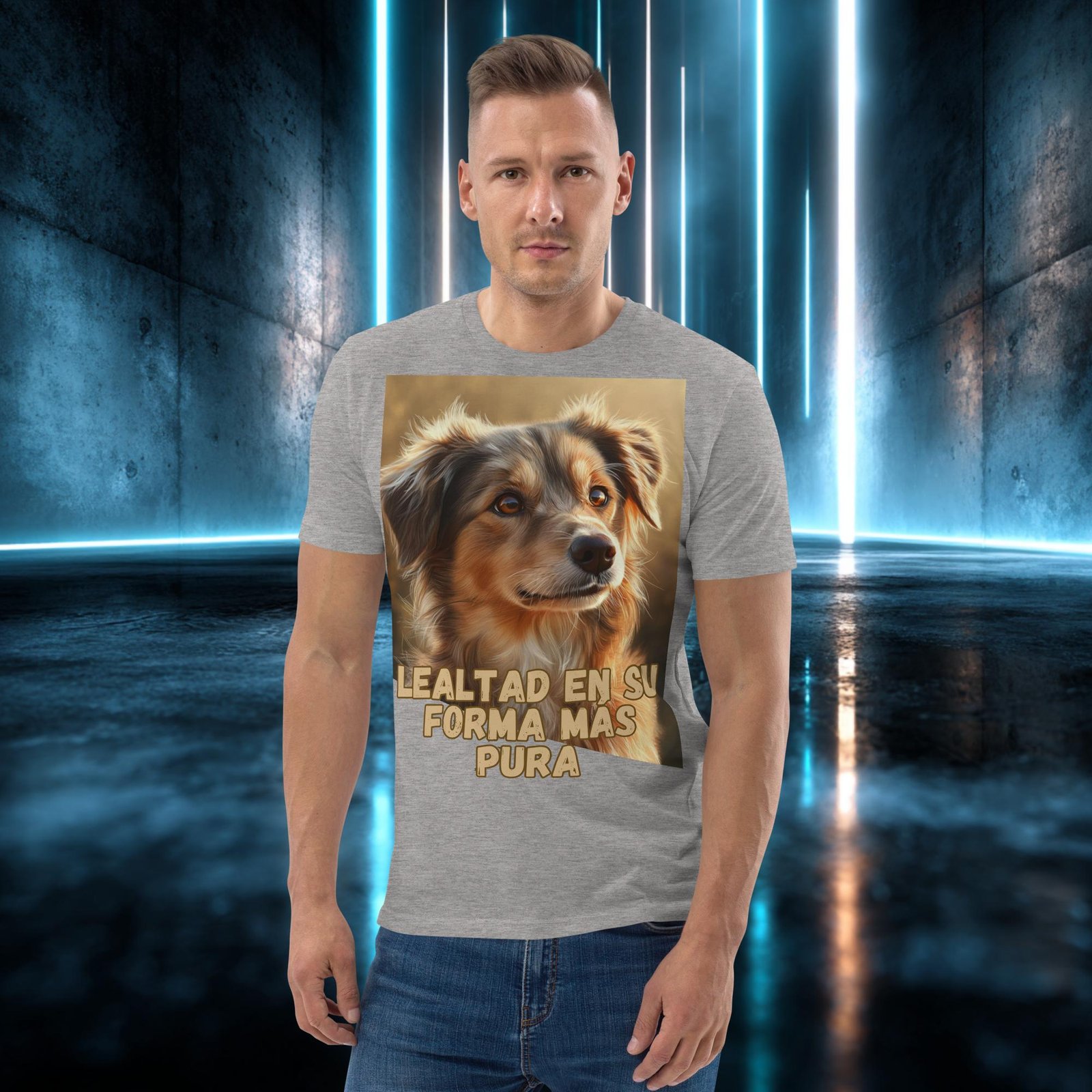Camiseta orgánica con diseño Lealtad en Estado Puro — color 3