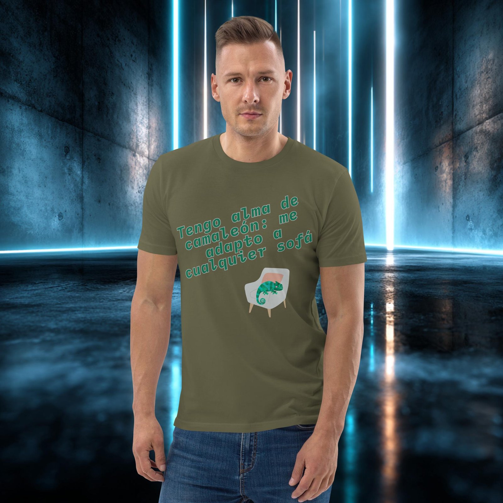 Camiseta orgánica con diseño Alma de Camaleón — color 12