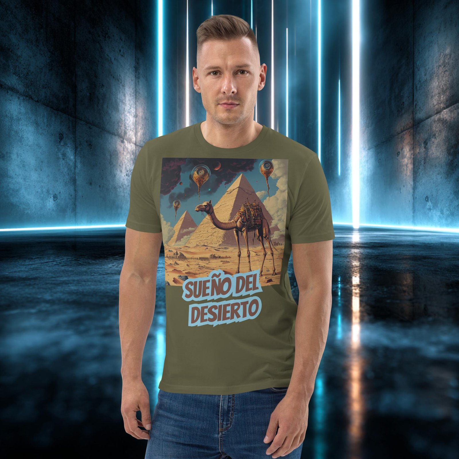 Camiseta orgánica con diseño Sueño del Desierto — color 12