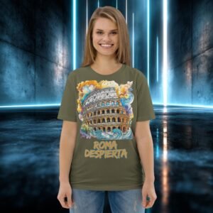 Camiseta orgánica con diseño Roma Despierta