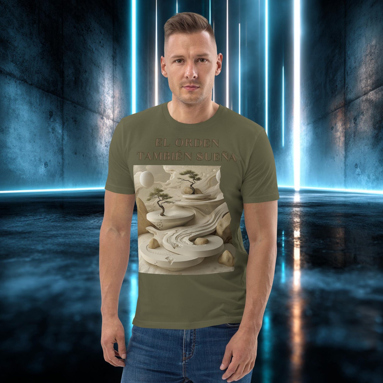Camiseta orgánica con diseño El Orden También Sueña — color 12