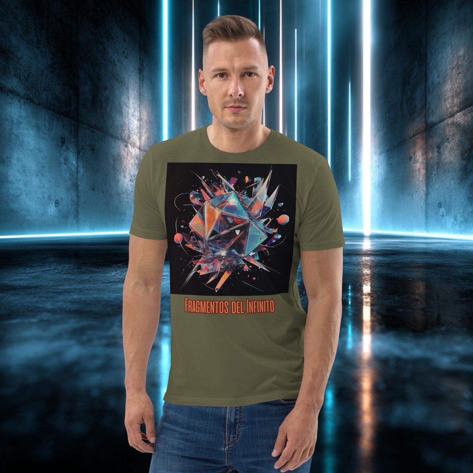 Camiseta orgánica con diseño Fragmentos del Infinito — color 12