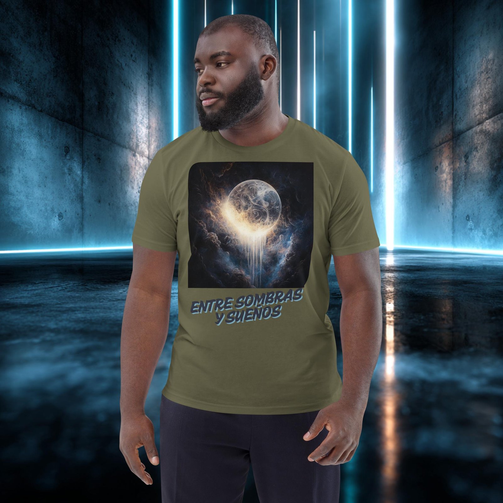 Camiseta orgánica con diseño Entre Sombras y Sueños — color 12