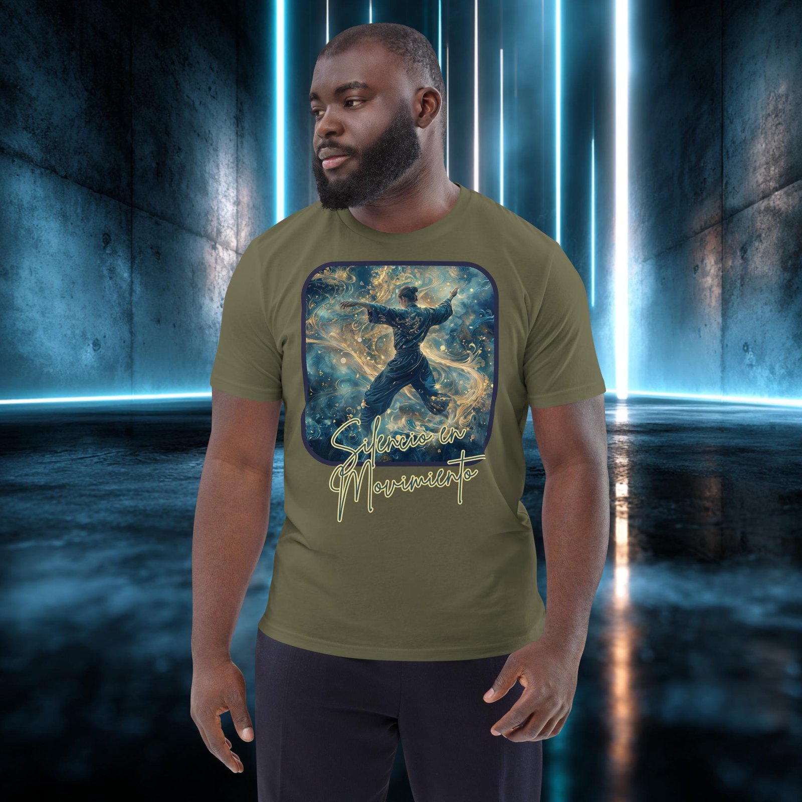 Camiseta orgánica con diseño Silencio en Movimiento — color 12