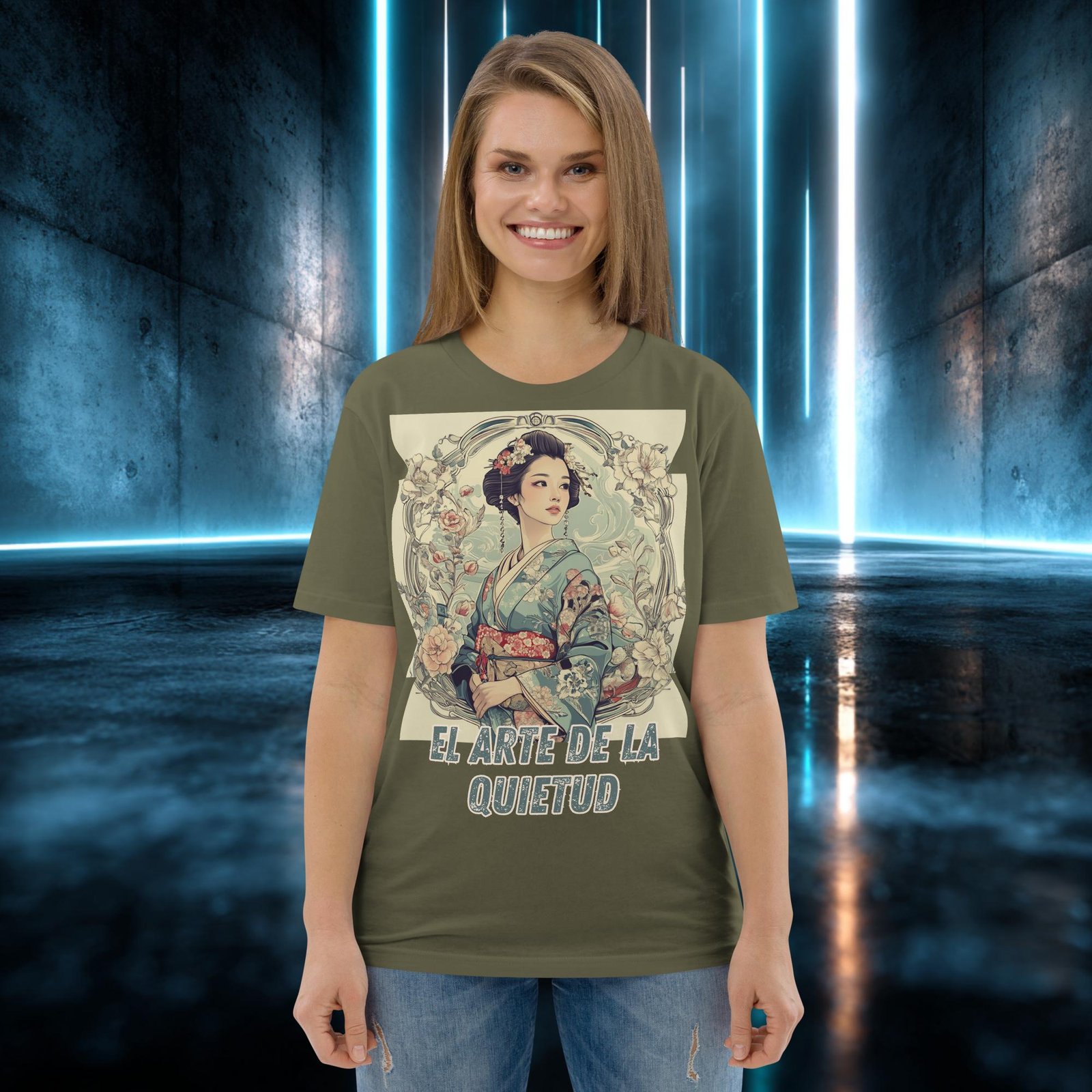 Camiseta orgánica con diseño El Arte de la Quietud — color 12