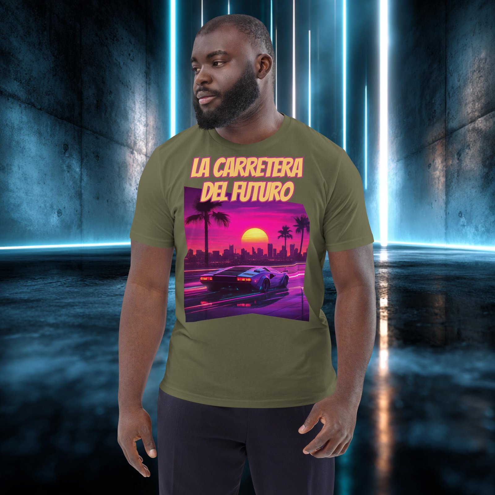 Camiseta orgánica con diseño La Carretera del Futuro — color 13