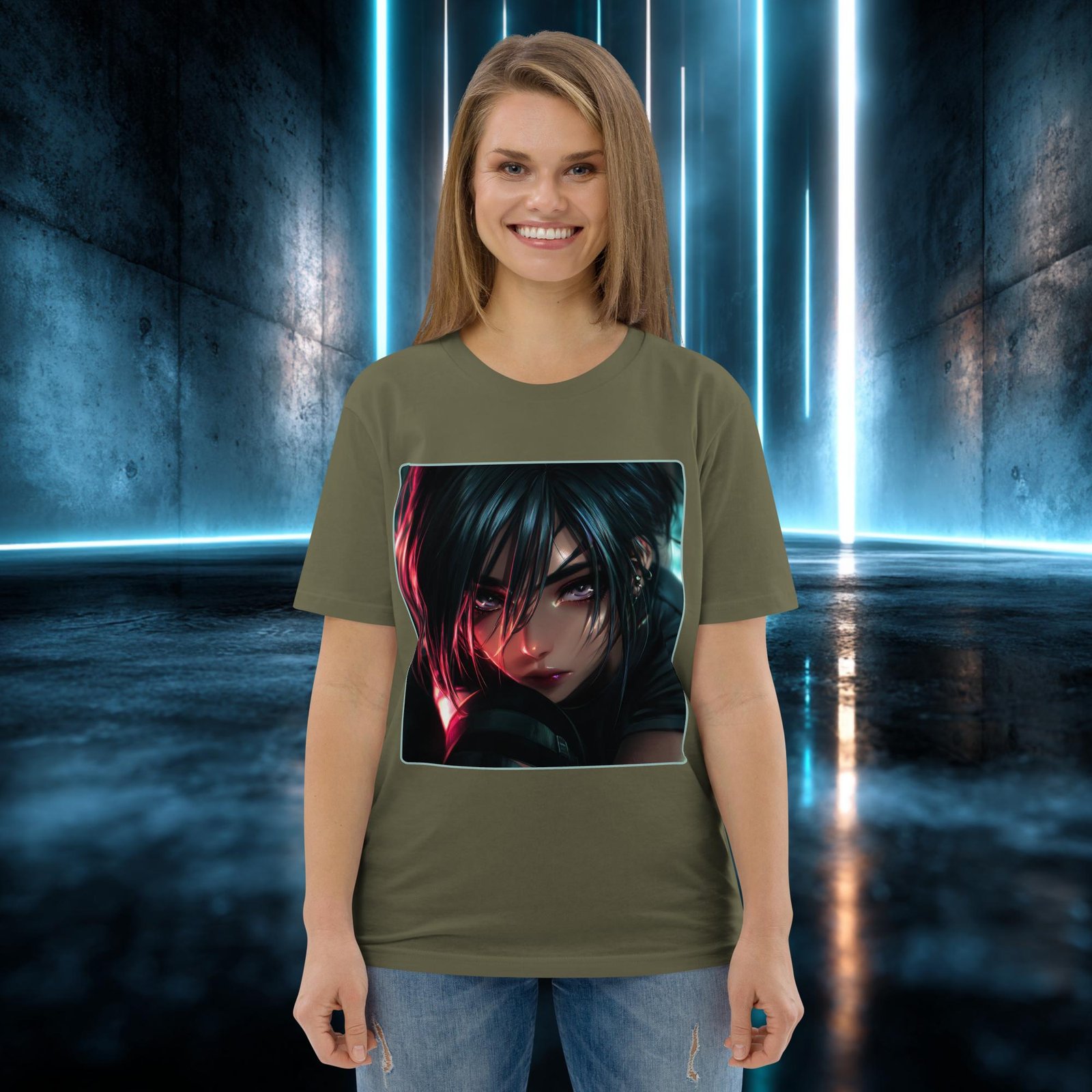Camiseta orgánica con diseño Ojos que No Ceden — color 12