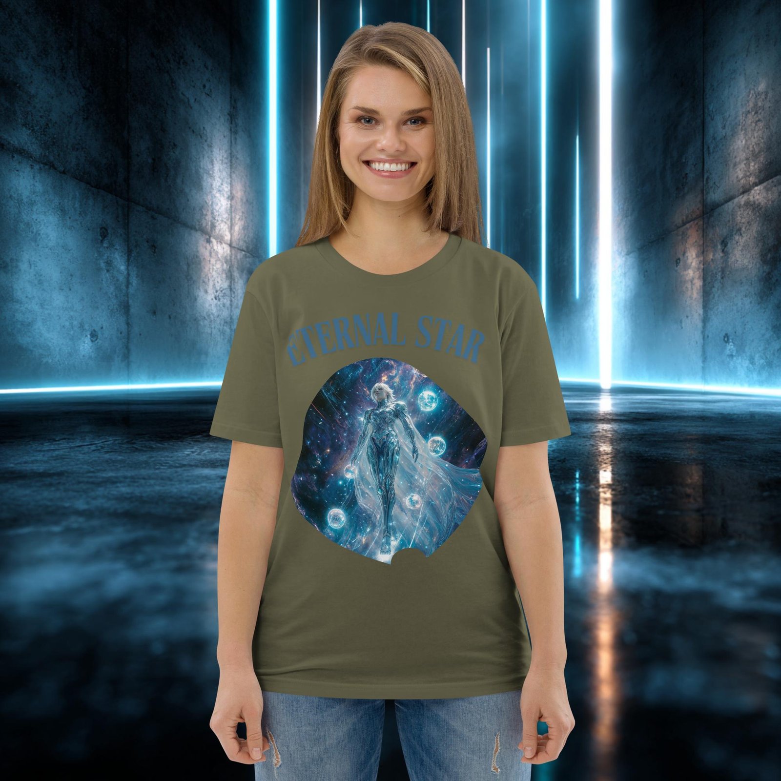 Camiseta orgánica con diseño Estrella Eterna — color 12