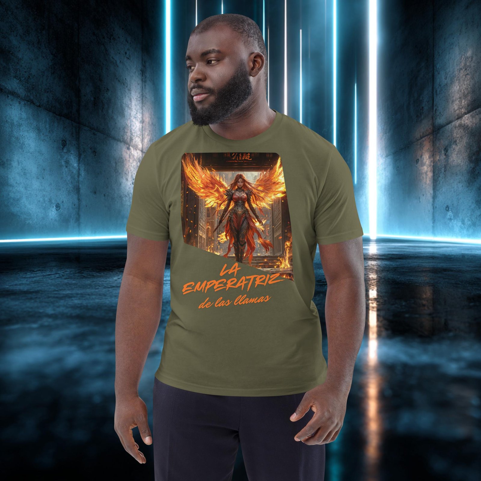 Camiseta orgánica con diseño La Emperatriz de las Llamas — color 12