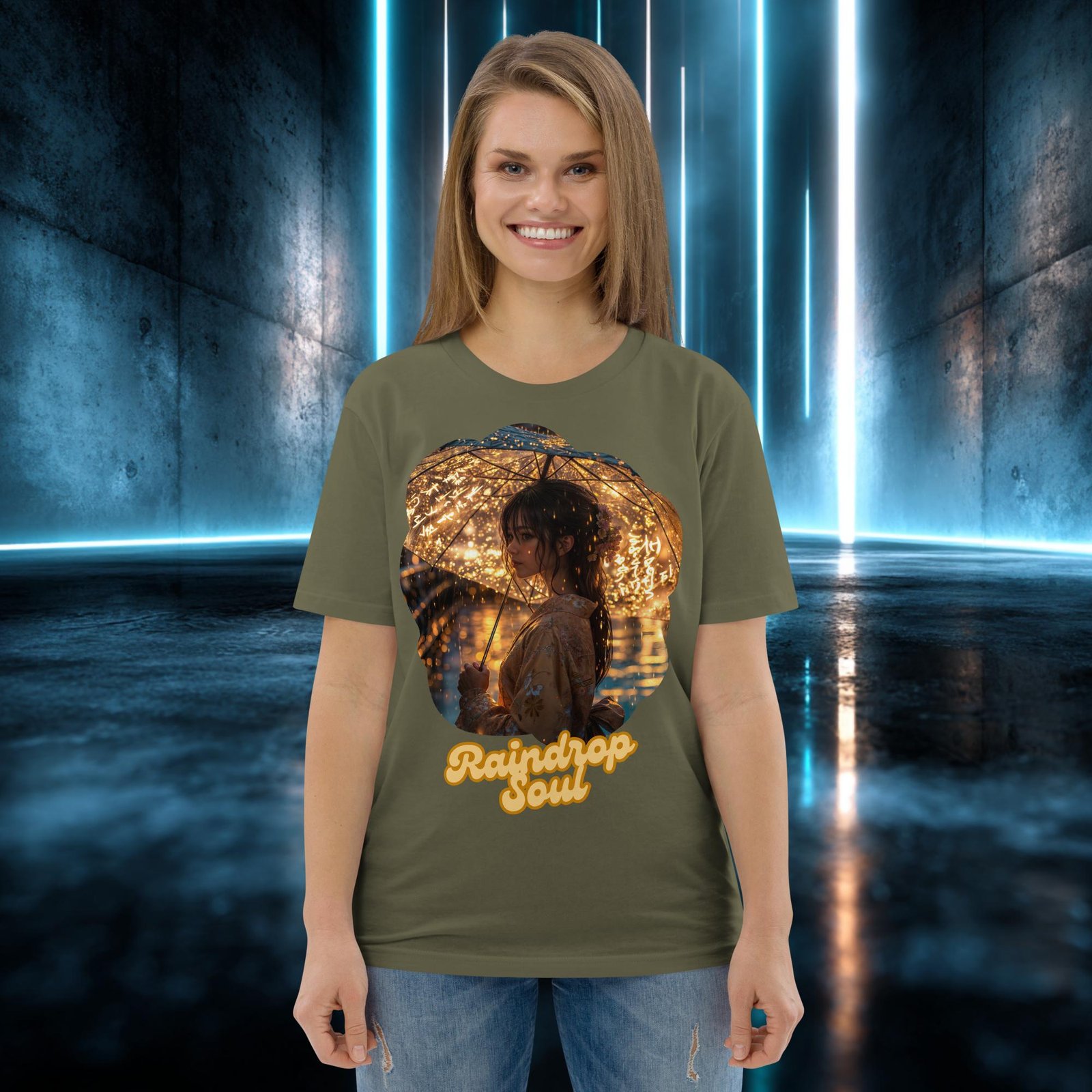 Camiseta orgánica con diseño Alma de Lluvia — color 12