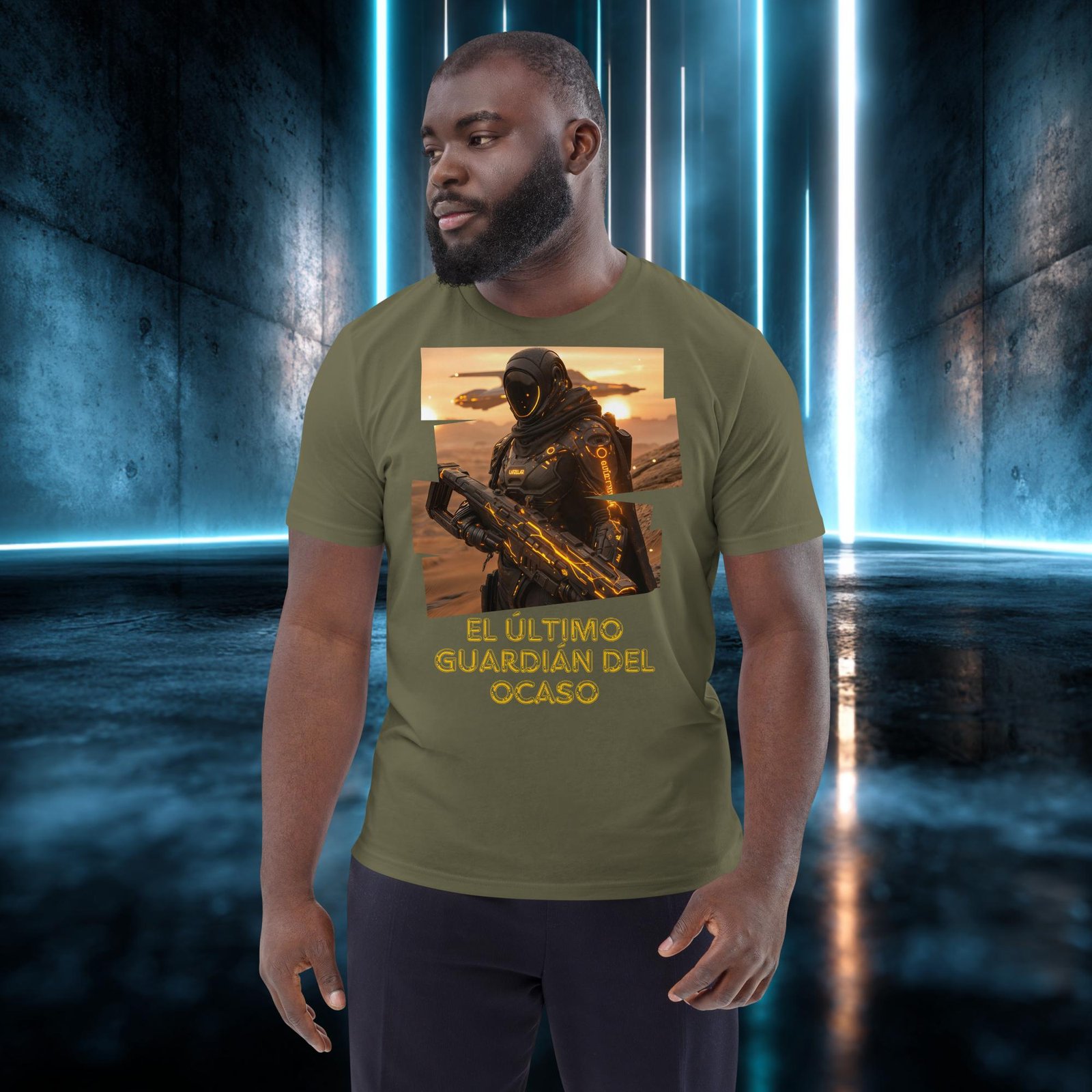 Camiseta orgánica con diseño El Último Guardián del Ocaso — color 12