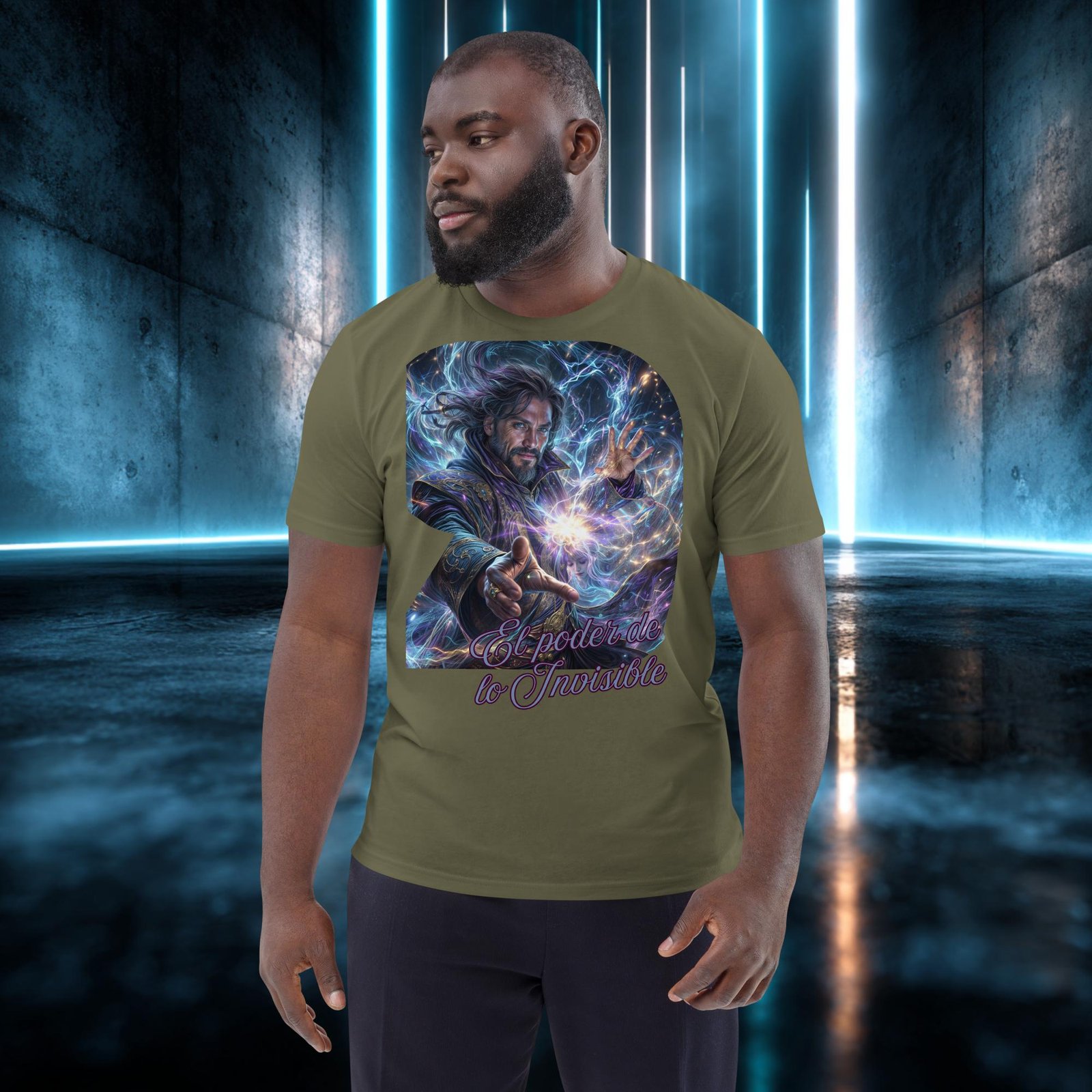 Camiseta orgánica con diseño El Poder de lo Invisible — color 12