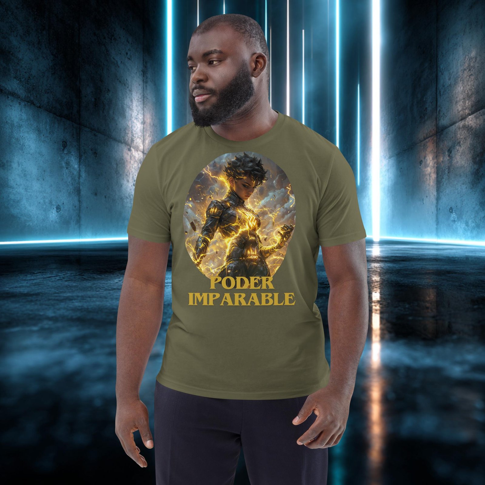 Camiseta orgánica con diseño Poder Imparable — color 12
