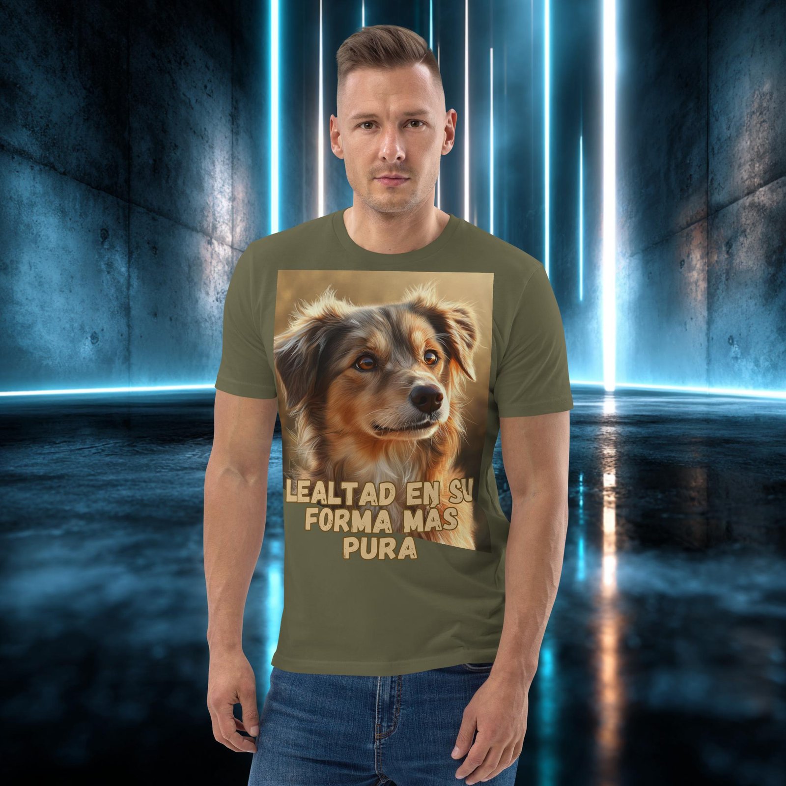 Camiseta orgánica con diseño Lealtad en Estado Puro — color 12