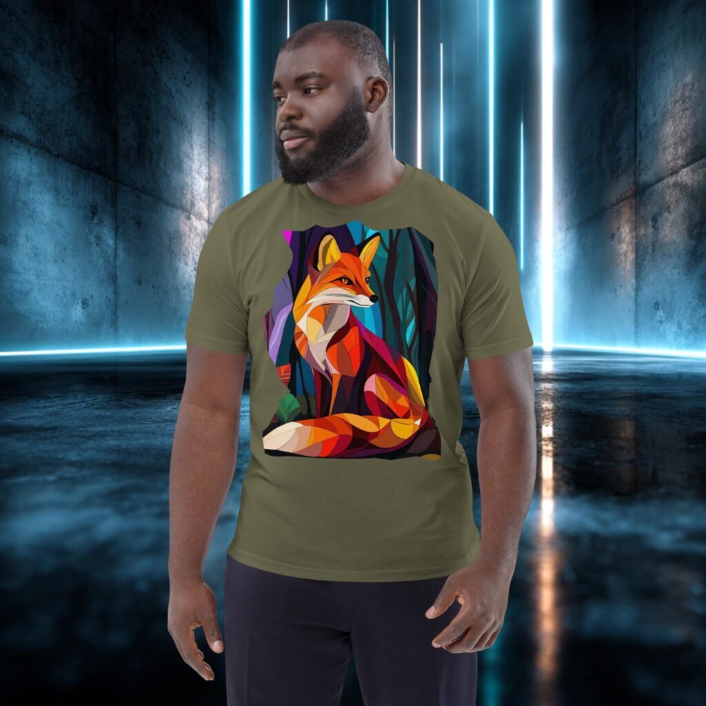 Camiseta orgánica con diseño Zorro de Mil Colores