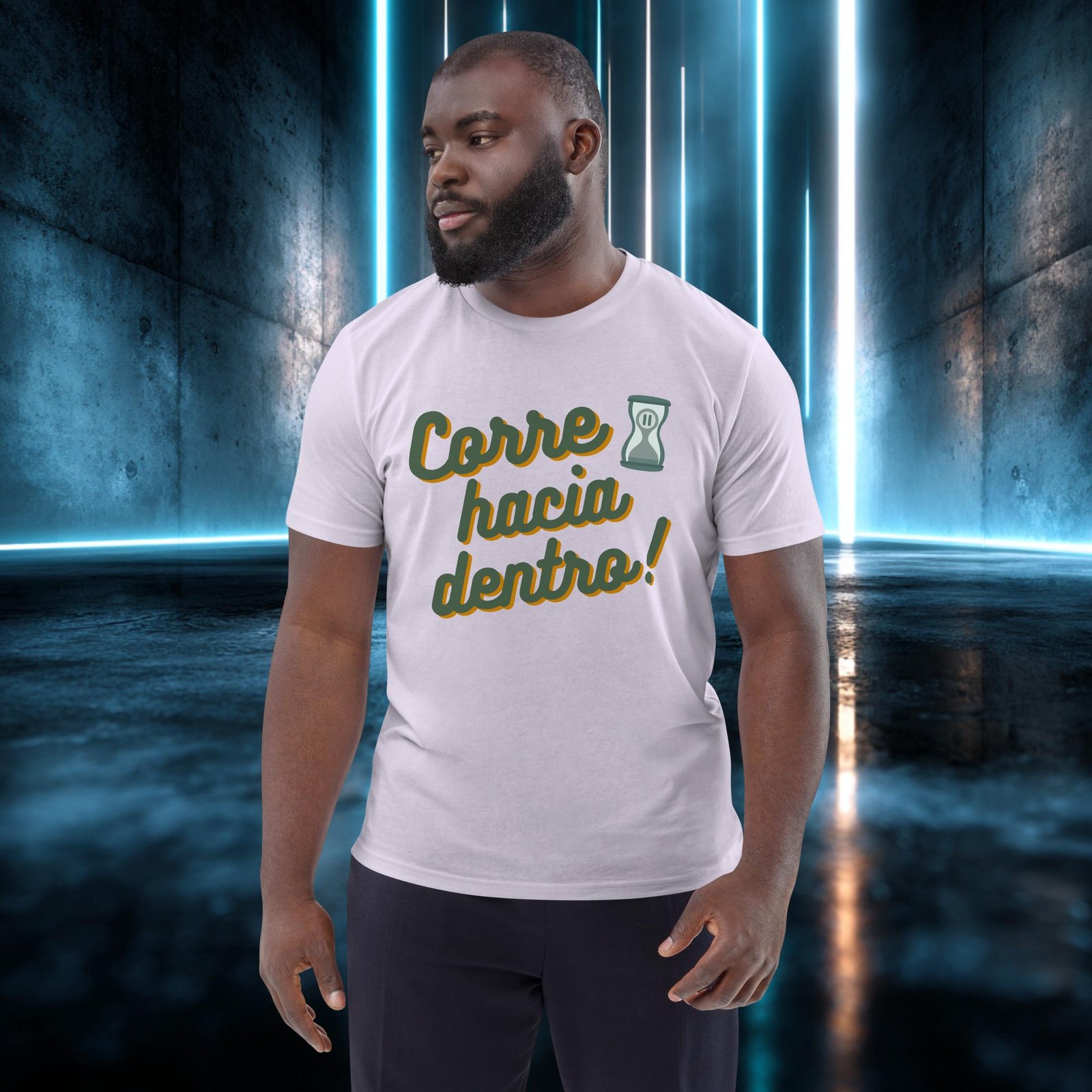 Camiseta orgánica con diseño Corre Hacia Dentro — color 13