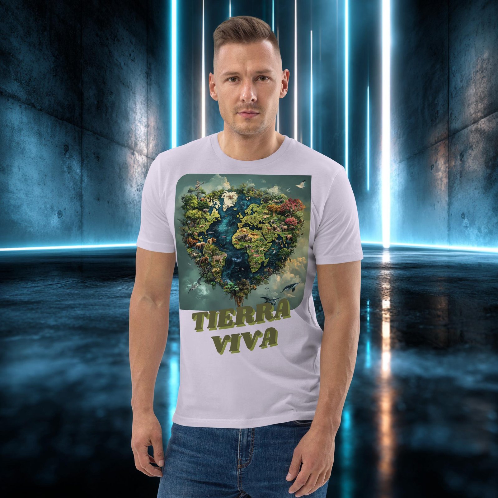 Camiseta orgánica con diseño Tierra Viva — color 13