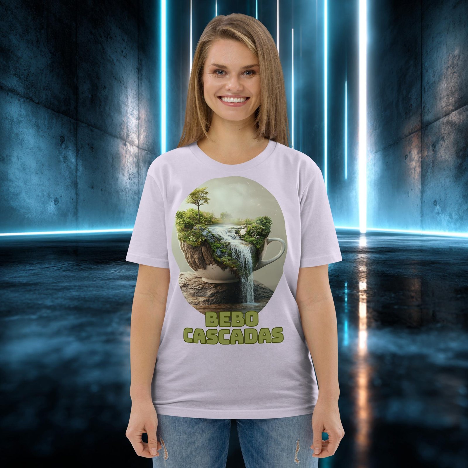 Camiseta orgánica con diseño Bebo Cascadas — color 13