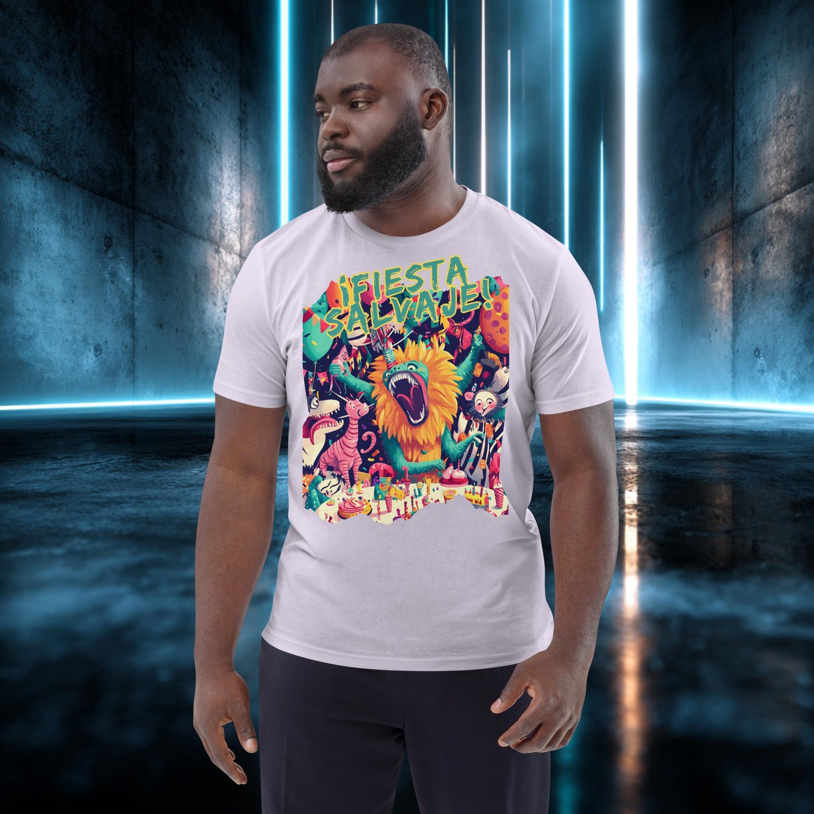 Camiseta orgánica con diseño Fiesta Salvaje — color 13