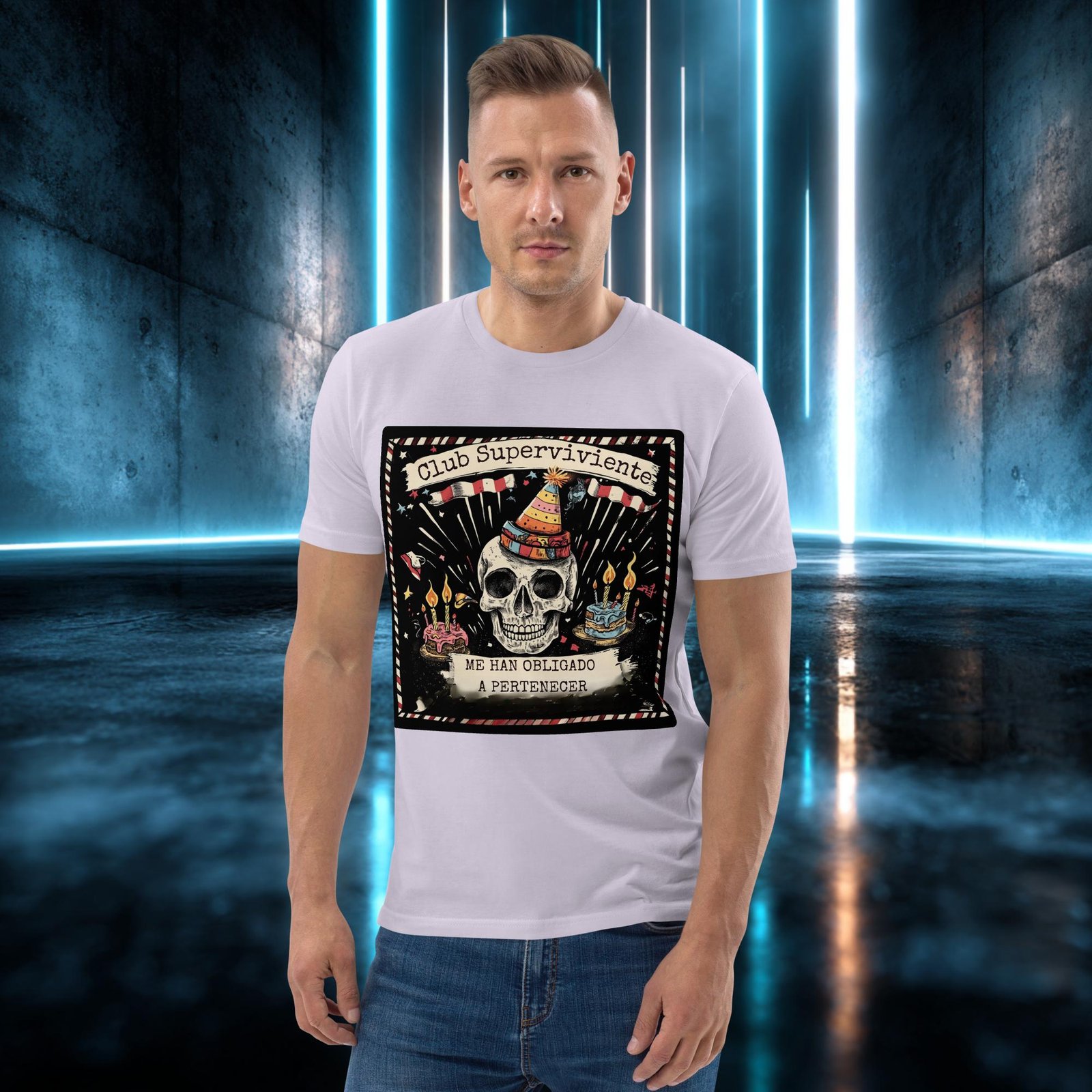 Camiseta orgánica con diseño Club Superviviente — color 13