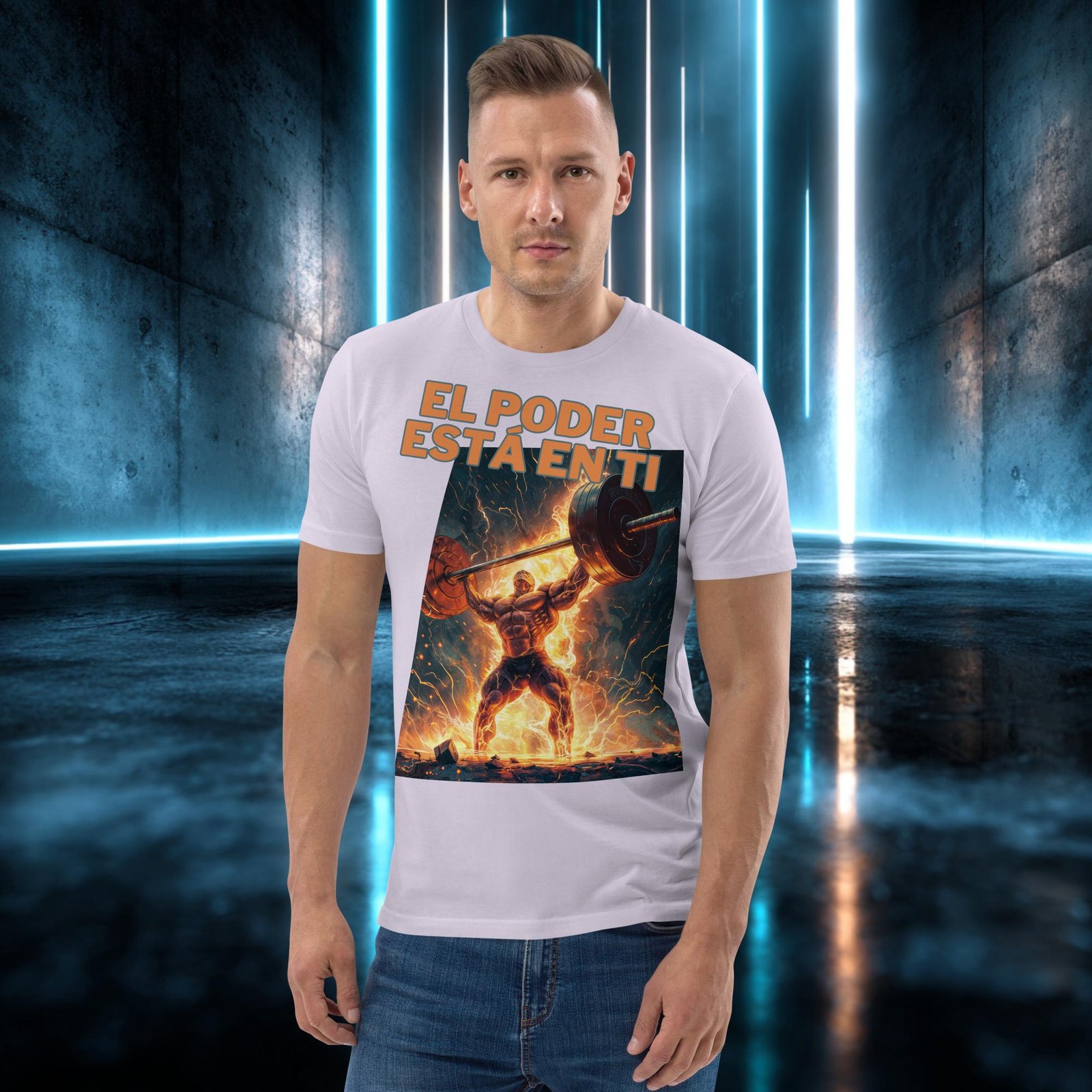 Camiseta orgánica con diseño El Poder Está en Ti — color 13