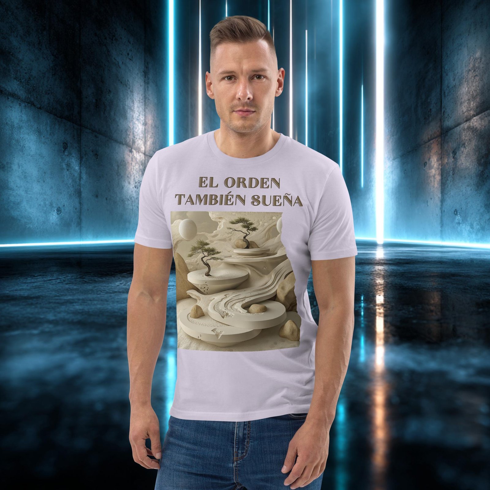 Camiseta orgánica con diseño El Orden También Sueña — color 13