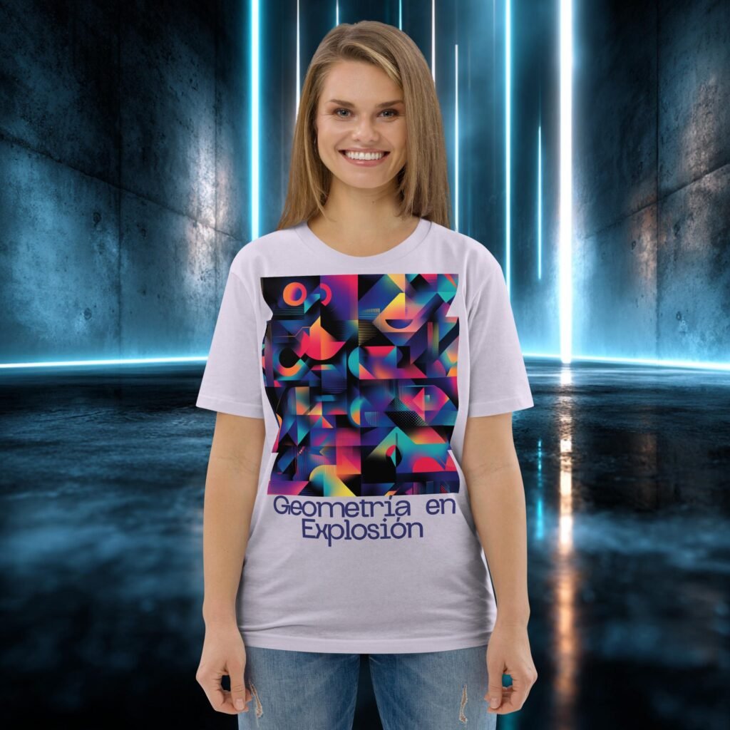 Camiseta orgánica con diseño Geometría en Explosión