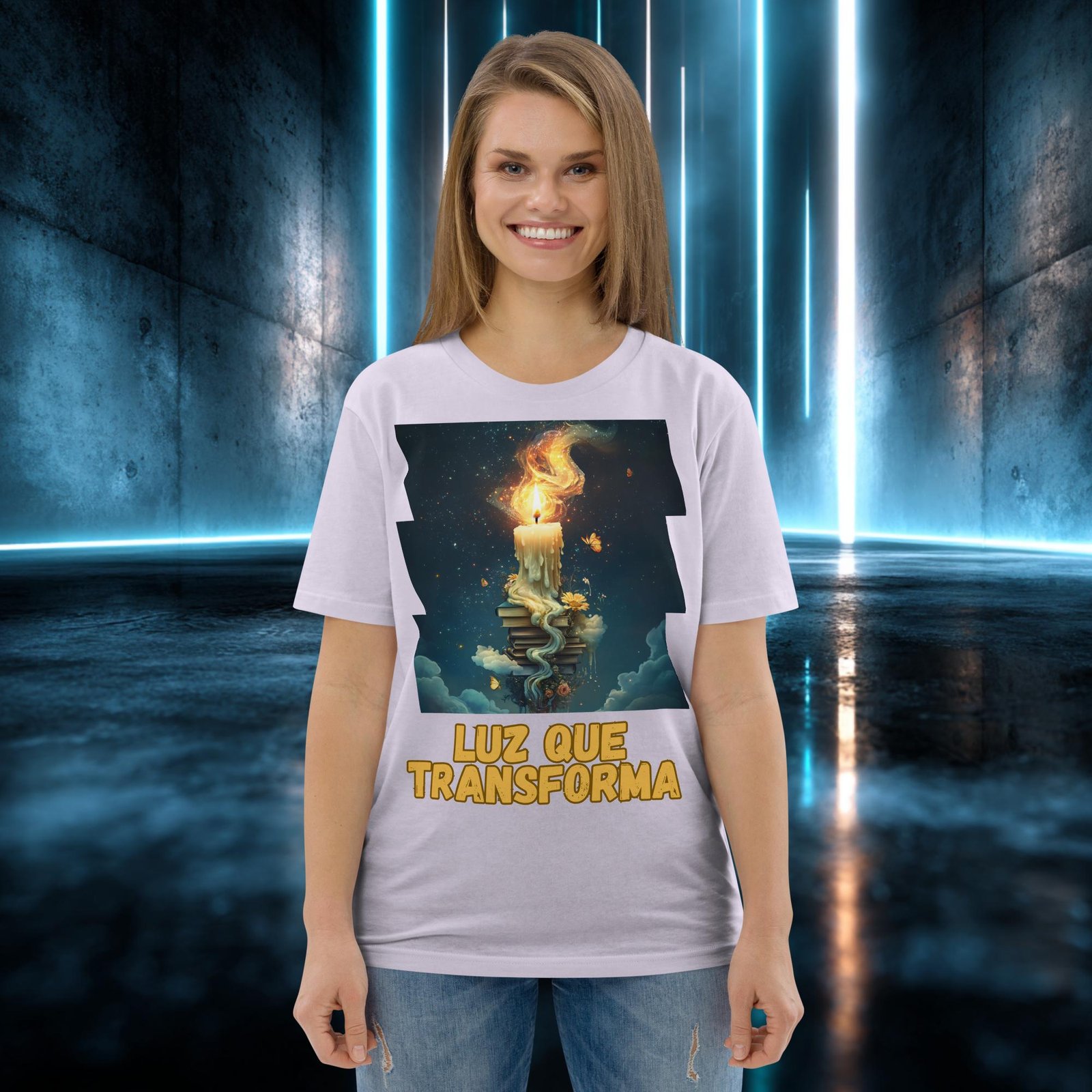 Camiseta orgánica con diseño Luz que Transforma — color 13