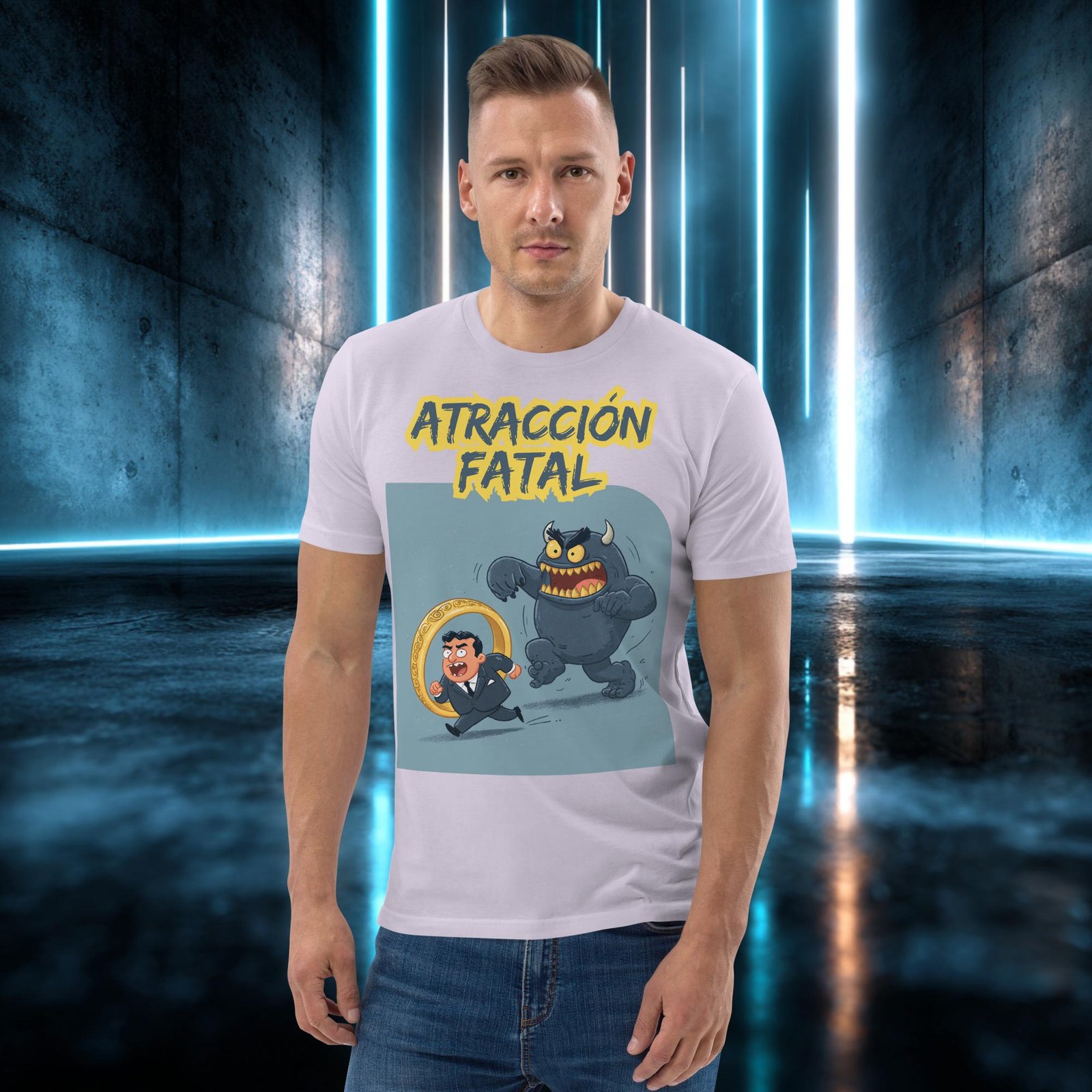 Camiseta orgánica con diseño Atracción Fatal — color 13