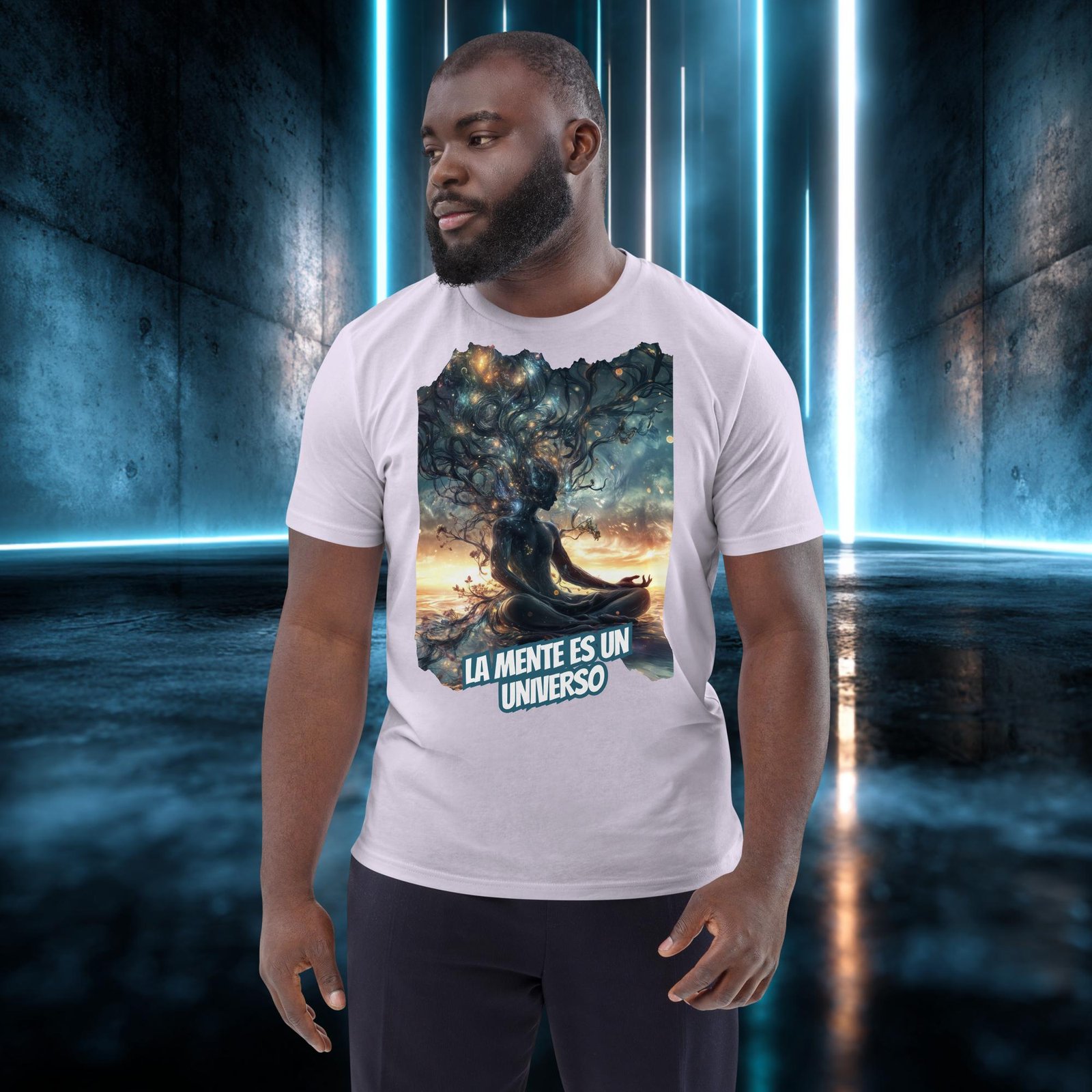 Camiseta orgánica con diseño La Mente Es un Universo — color 13