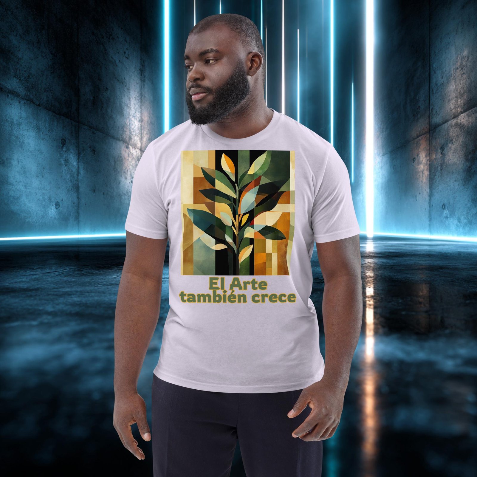 Camiseta orgánica con diseño El Arte También Crece — color 13