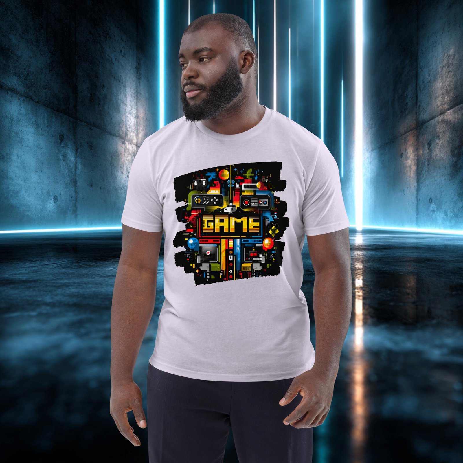 Camiseta orgánica con diseño Modo Juego — color 13