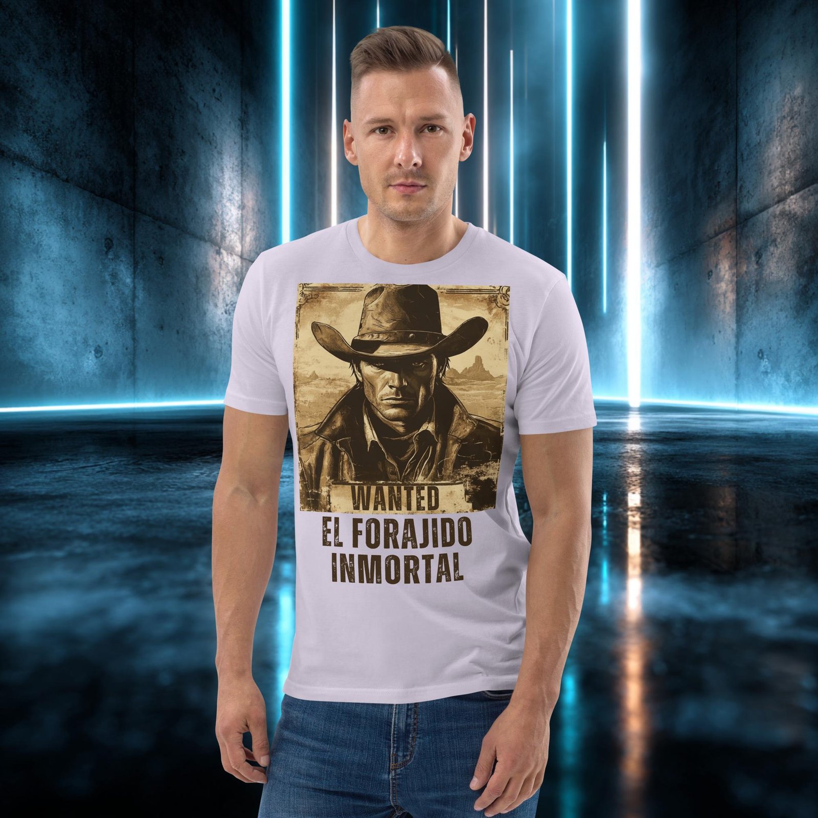 Camiseta orgánica con diseño El Forajido Inmortal — color 13