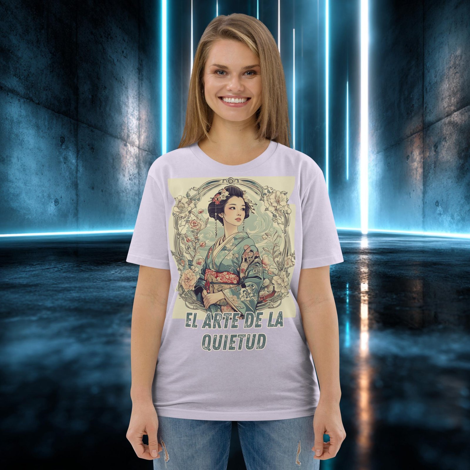 Camiseta orgánica con diseño El Arte de la Quietud — color 13