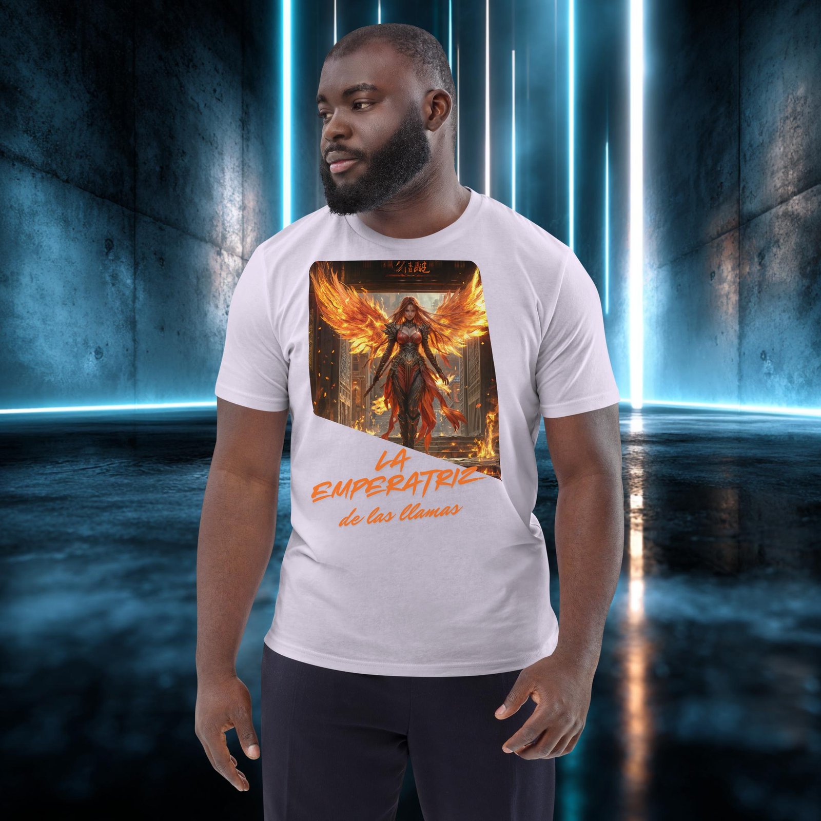 Camiseta orgánica con diseño La Emperatriz de las Llamas — color 13