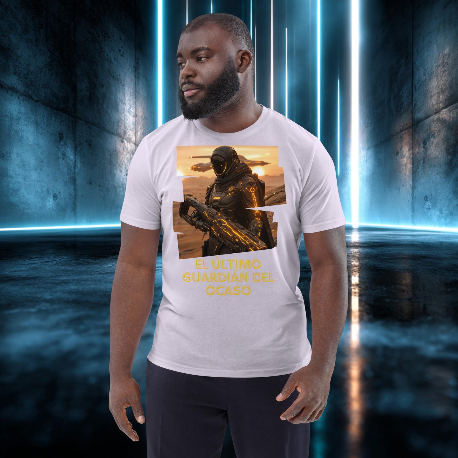 Camiseta orgánica con diseño El Último Guardián del Ocaso — color 13