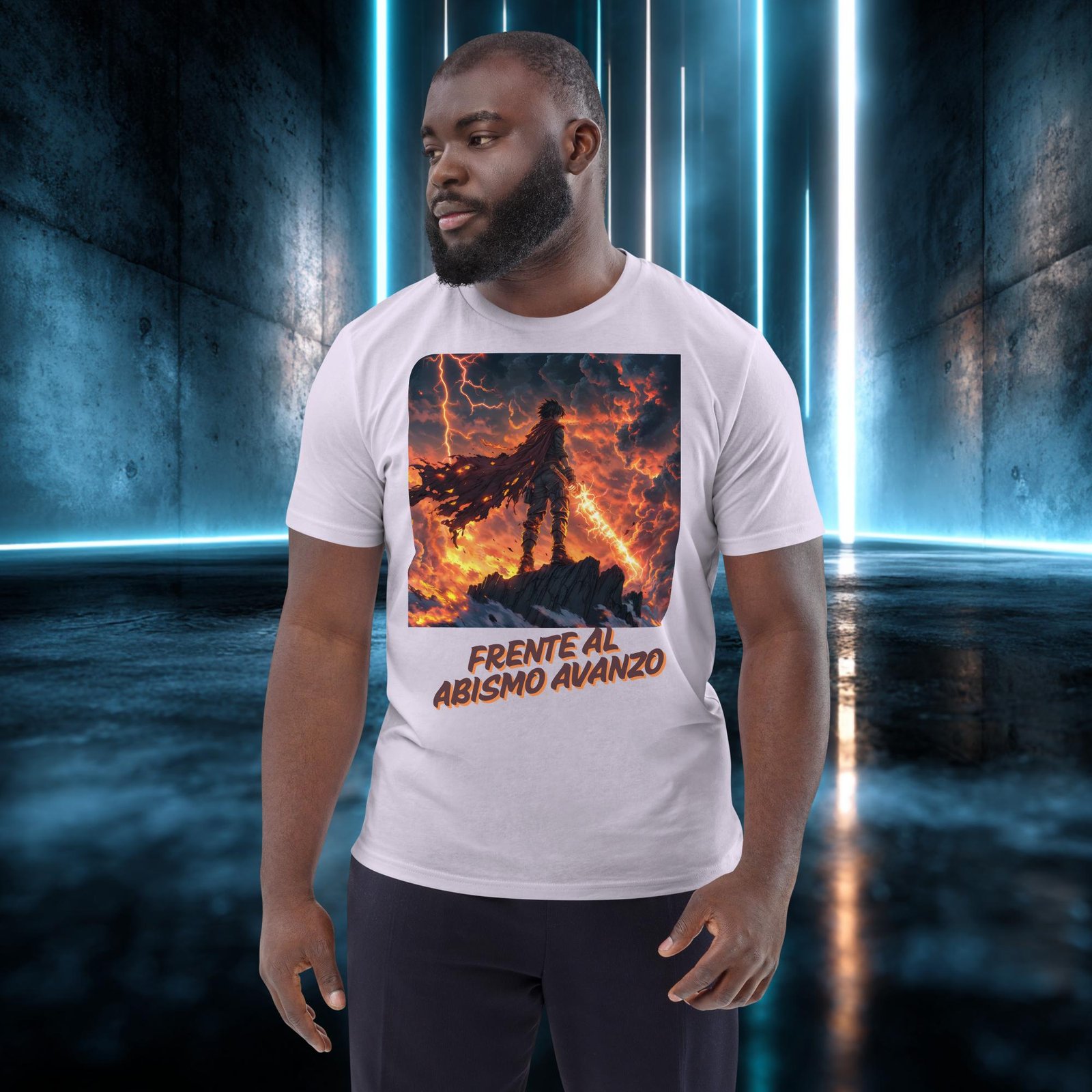 Camiseta orgánica con diseño Frente al Abismo Avanzo — color 13