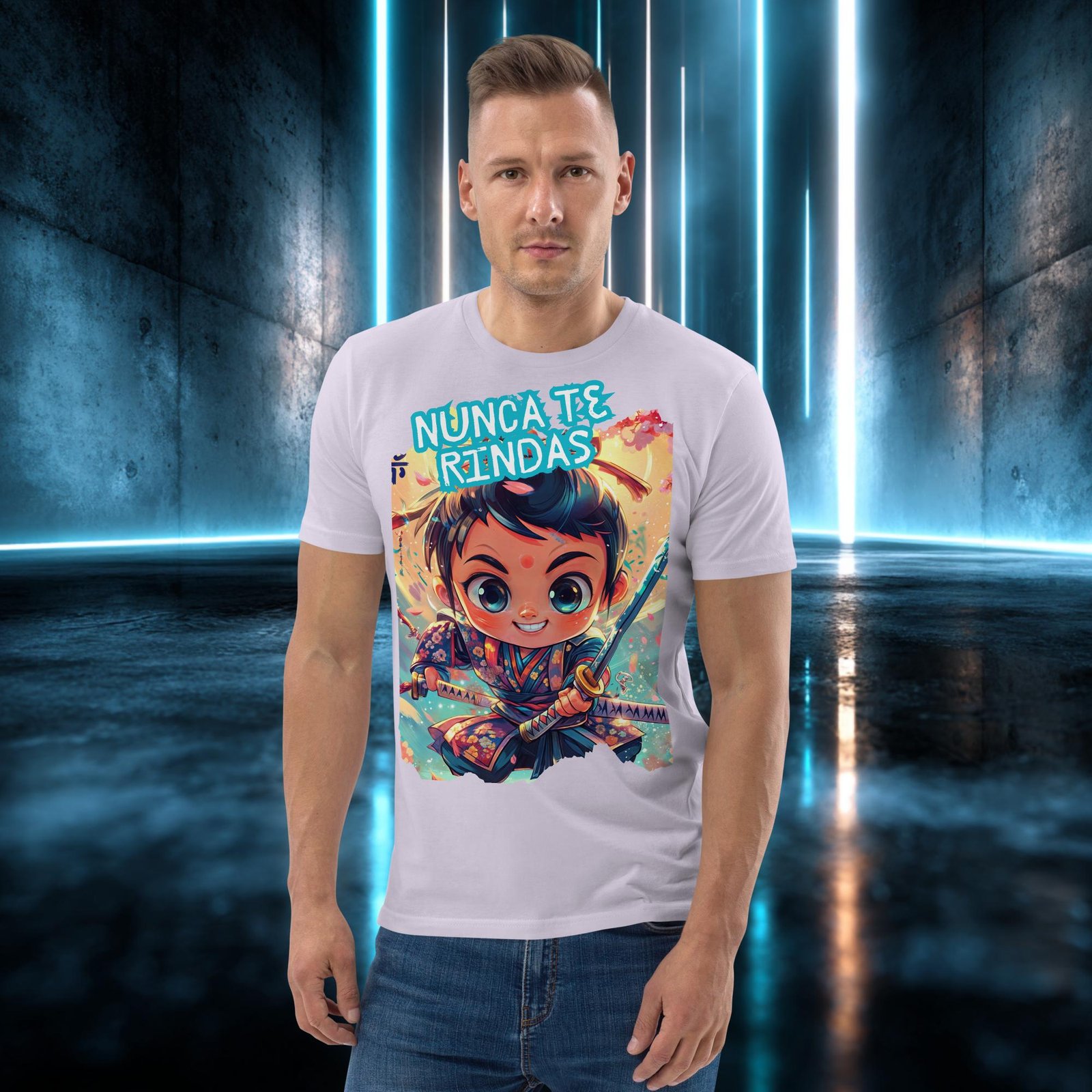 Camiseta orgánica con diseño Nunca Te Rindas — color 13