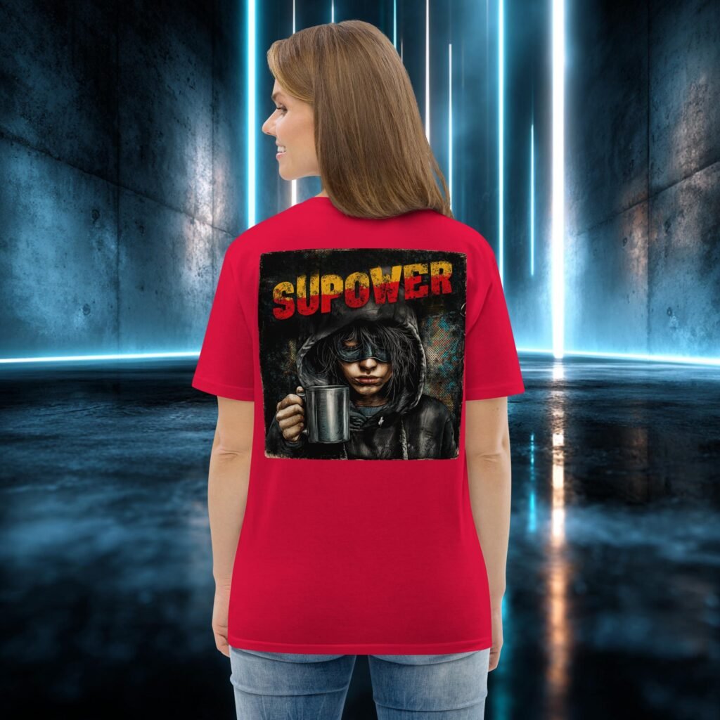 Camiseta orgánica con diseño Supower